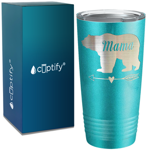 Mama Bear Arrow on Mom 20oz Tumbler