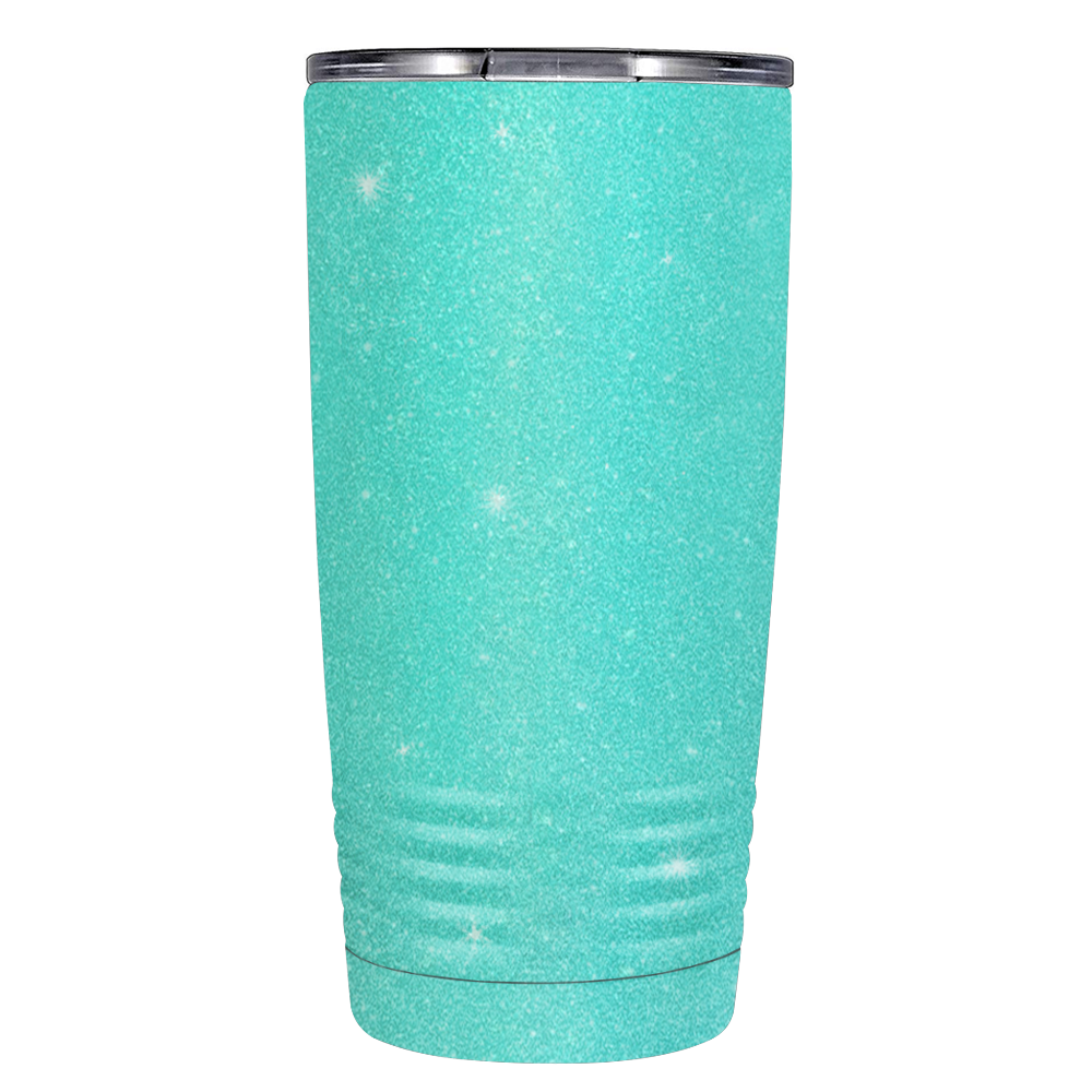 Seafoam Glitter 20oz Tumbler