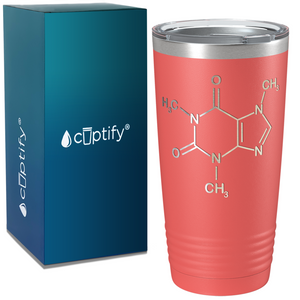 Coffee Molecule on Coffee 20oz Tumbler