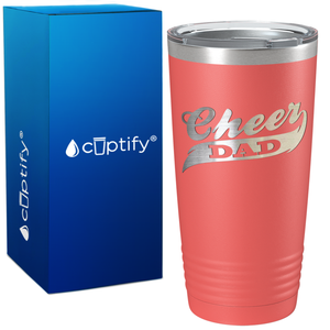 Cheer Dad on 20oz Tumbler