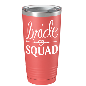 Bride Squad Heart on Stainless Steel Bridal Shower Tumbler