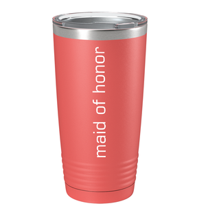 Maid of Honor on Stainless Steel Bridal Shower Tumbler