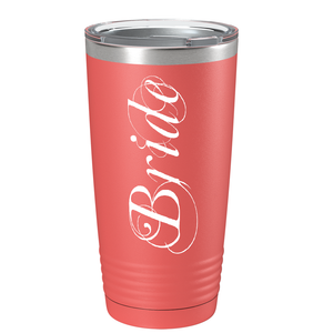 Fancy Team Bride on Stainless Steel Bridal Shower Tumbler