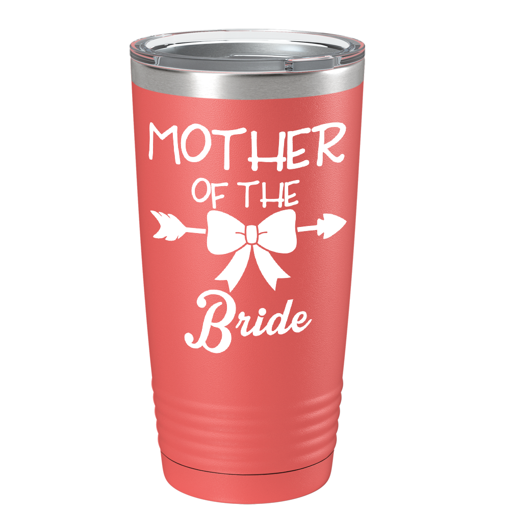 Mother of the Bride on Stainless Steel Bridal Shower Tumbler