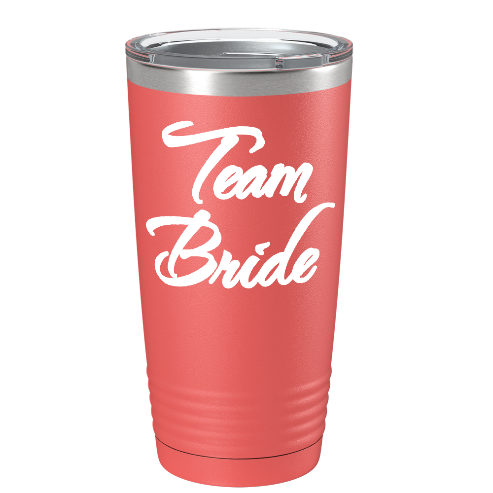 Bride's Team on Stainless Steel Bridal Tumbler
