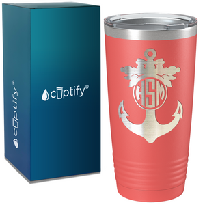 Anchor Monogram 20oz Tumbler