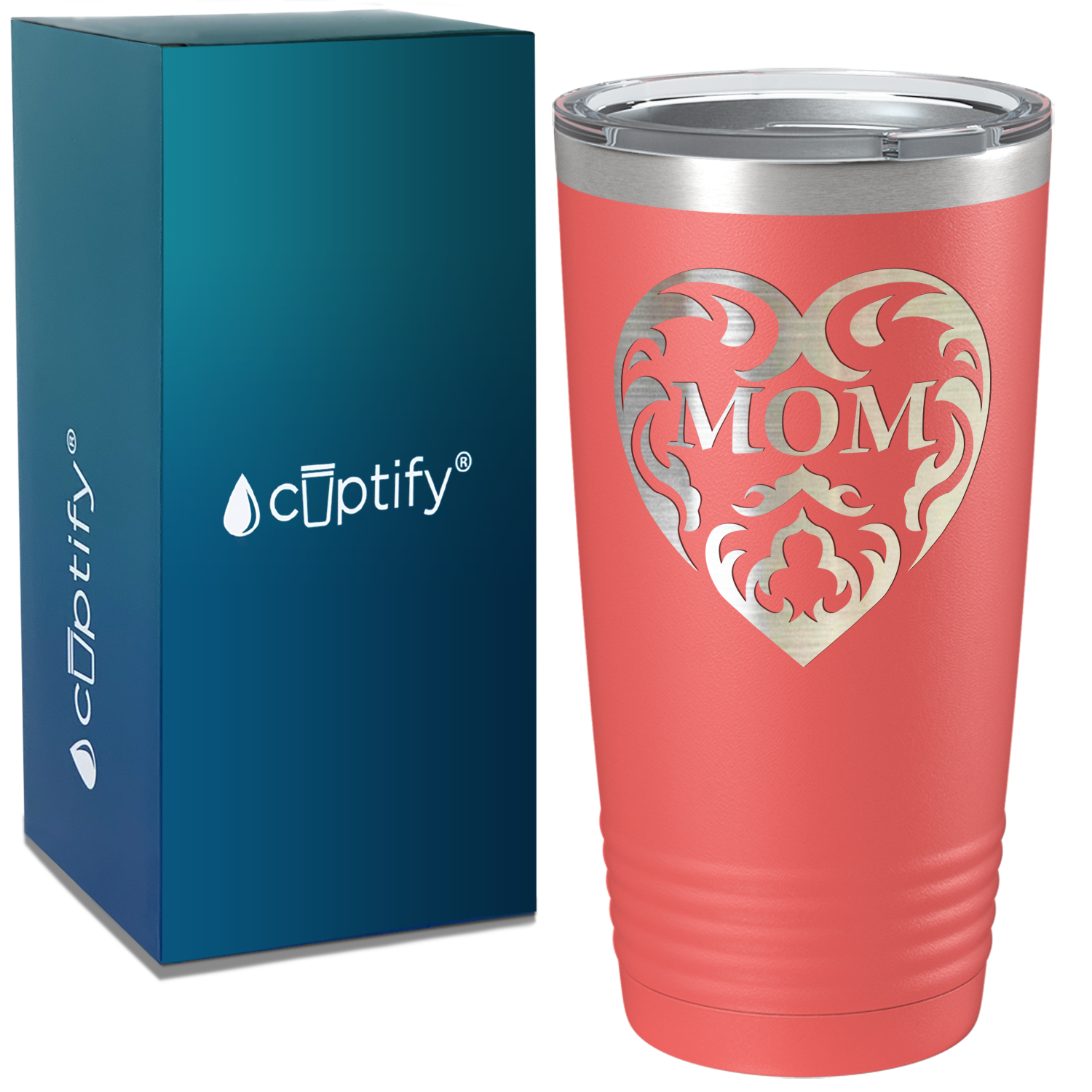 Best Mom Ever Gift - 20 oz Skinny Stainless Steel Tumbler Engraved Mother's  Day