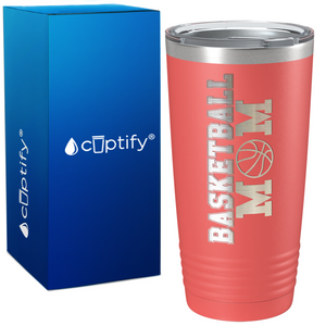 Basketball Mom on 20oz Tumbler