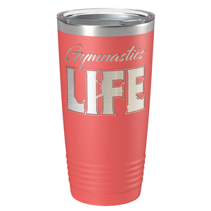 Gymnastics Life Laser Engraved on Stainless Steel Gymnastics Tumbler