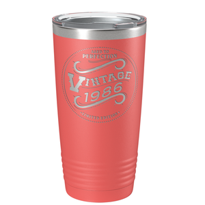 1986 Aged to Perfection Vintage 35th on Stainless Steel Tumbler