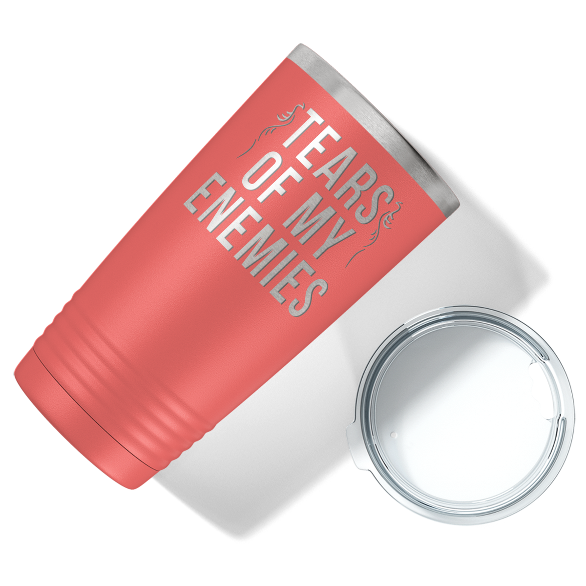 Tears of my Enemies on Guava 20 oz Stainless Steel Ringneck Tumbler