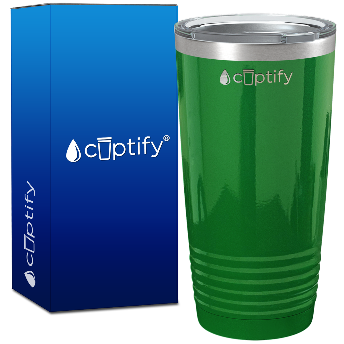 Kelly Green Gloss 20oz Tumbler