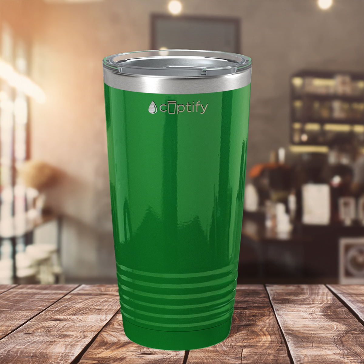 Kelly Green Gloss 20oz Tumbler