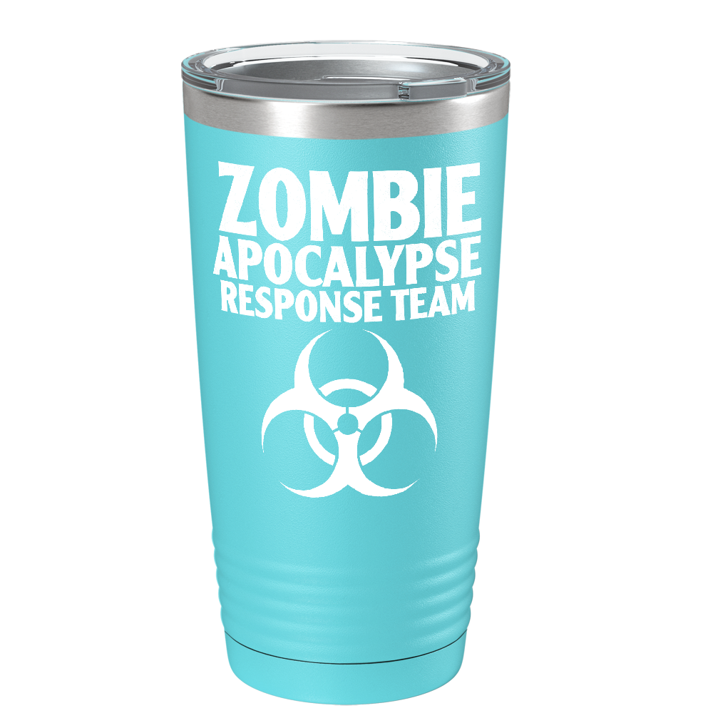 Zombie Apocalypse Response Team on Stainless Steel Zombies Tumbler