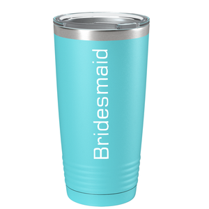 Bridesmaid on Stainless Steel Bridal Shower Tumbler