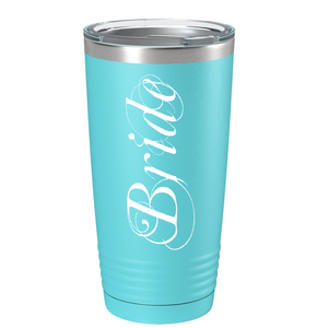 Fancy Team Bride on Stainless Steel Bridal Shower Tumbler