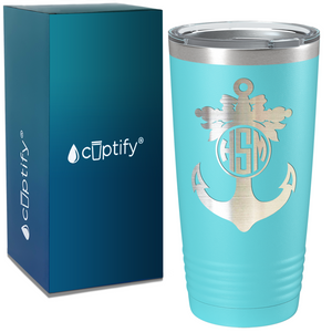 Anchor Monogram 20oz Tumbler