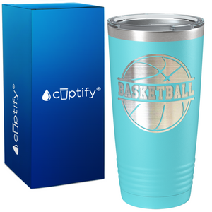 Basketball Ball on 20oz Tumbler