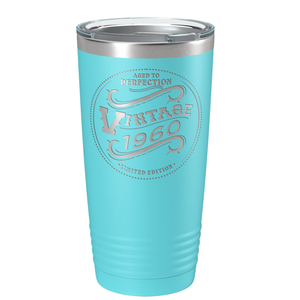 1960 Aged to Perfection Vintage 61st on Stainless Steel Tumbler
