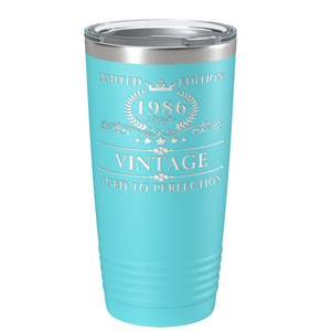 1986 Limited Edition Aged to Perfection 35th on Stainless Steel Tumbler