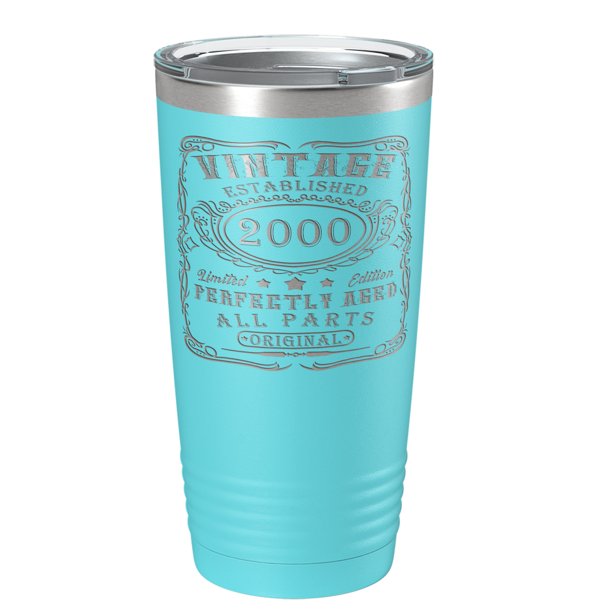 2000 Vintage Perfectly Aged 21st on Stainless Steel Tumbler