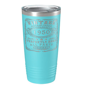 1950 Vintage Perfectly Aged 71st on Stainless Steel Tumbler