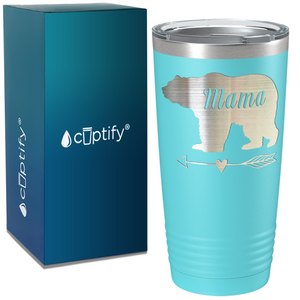 Mama Bear Arrow on Mom 20oz Tumbler