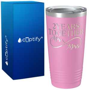 Years Together Anniversary on Wedding 20oz Tumbler