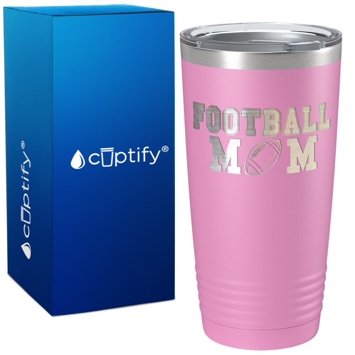 The Football Mom on 20oz Tumbler