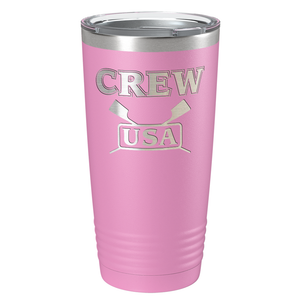 Crew USA Laser Engraved on Stainless Steel Crew Tumbler