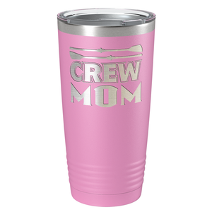 Crew Mom Laser Engraved on Stainless Steel Crew Tumbler