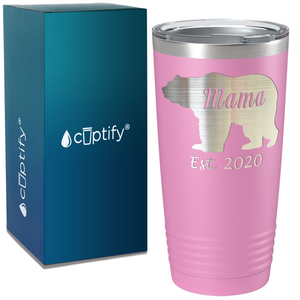 Mama Bear Est. 2020 on Mom 20oz Tumbler