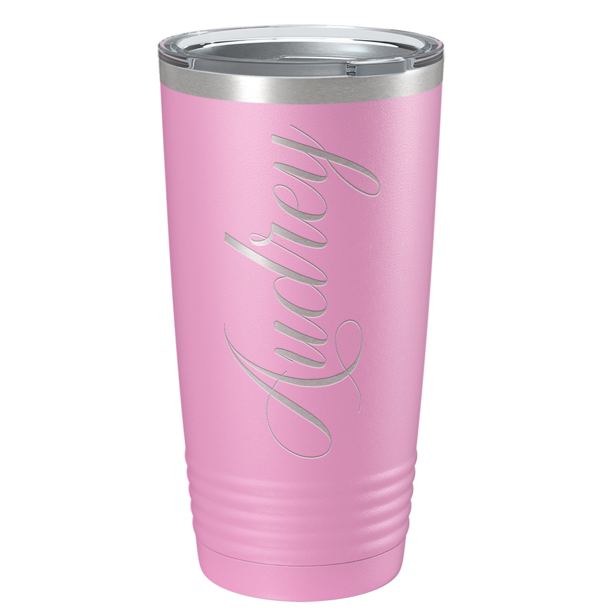 Cuptify Personalized on Blush 20 oz Stainless Steel Ringneck Tumbler