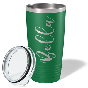 Cuptify Personalized on Green 20 oz Stainless Steel Ringneck Tumbler