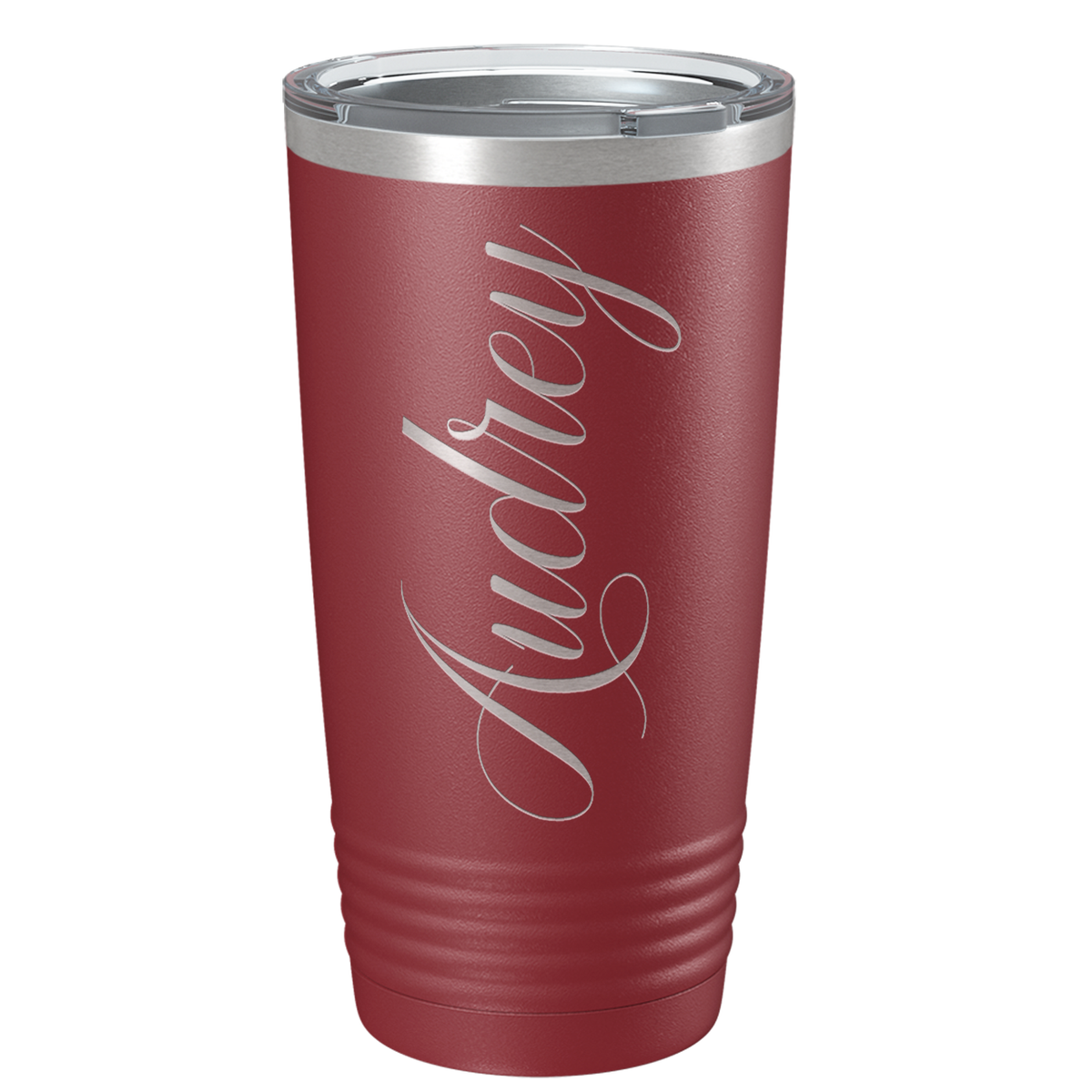 Cuptify Personalized on Maroon 20 oz Stainless Steel Ringneck Tumbler