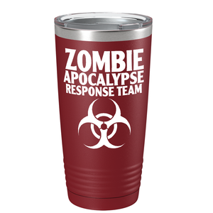 Zombie Apocalypse Response Team on Stainless Steel Zombies Tumbler