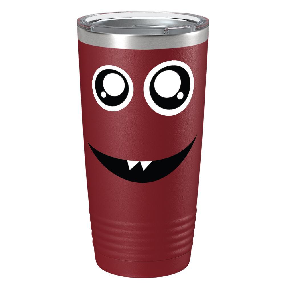 Cute Monster on Stainless Steel Halloween Tumbler