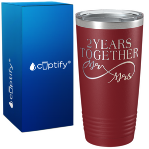 Years Together Anniversary on Wedding 20oz Tumbler