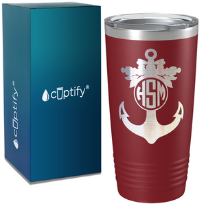 Anchor Monogram 20oz Tumbler