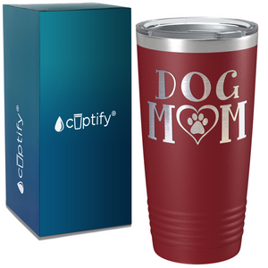 Dog Mom on Mom 20oz Tumbler