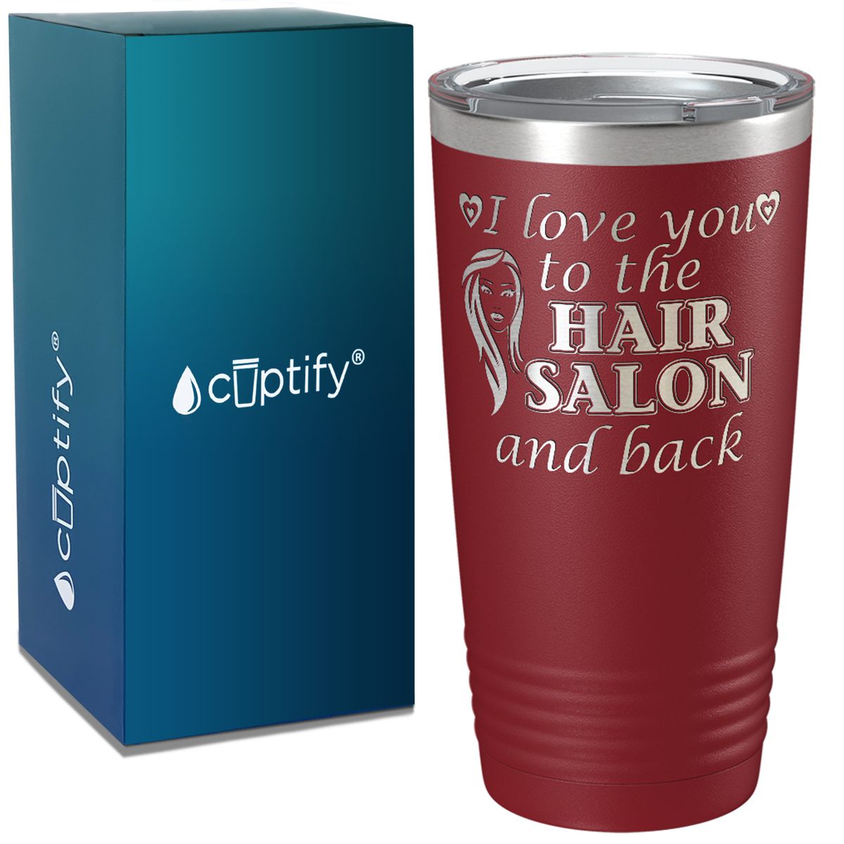 I Love you to the Hair Salon 20oz Tumbler