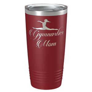 Gymnastics Mom Laser Engraved on Stainless Steel Gymnastics Tumbler