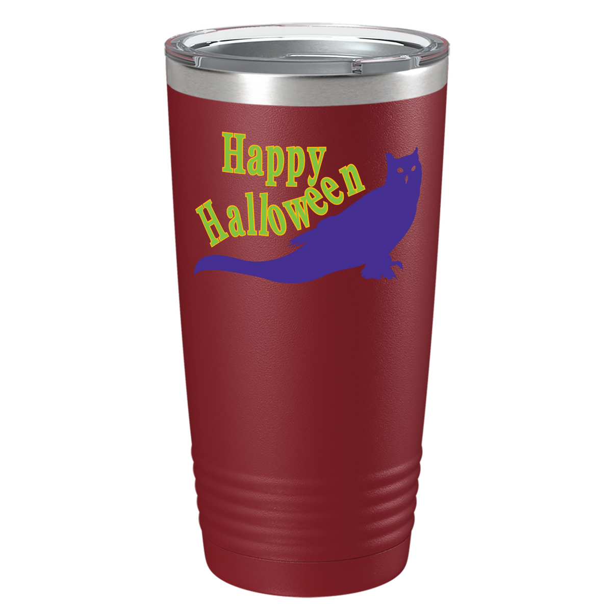Happy Halloween on Stainless Steel Halloween Tumbler