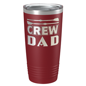 Crew Dad Laser Engraved on Stainless Steel Crew Tumbler