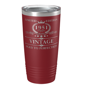 1951 Limited Edition Aged to Perfection 70th on Stainless Steel Tumbler
