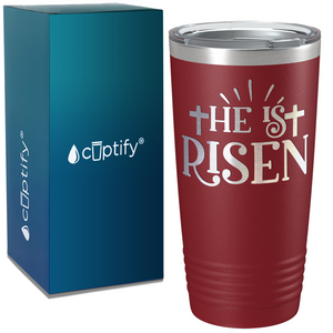 He Is Risen on Easter 20oz Tumbler