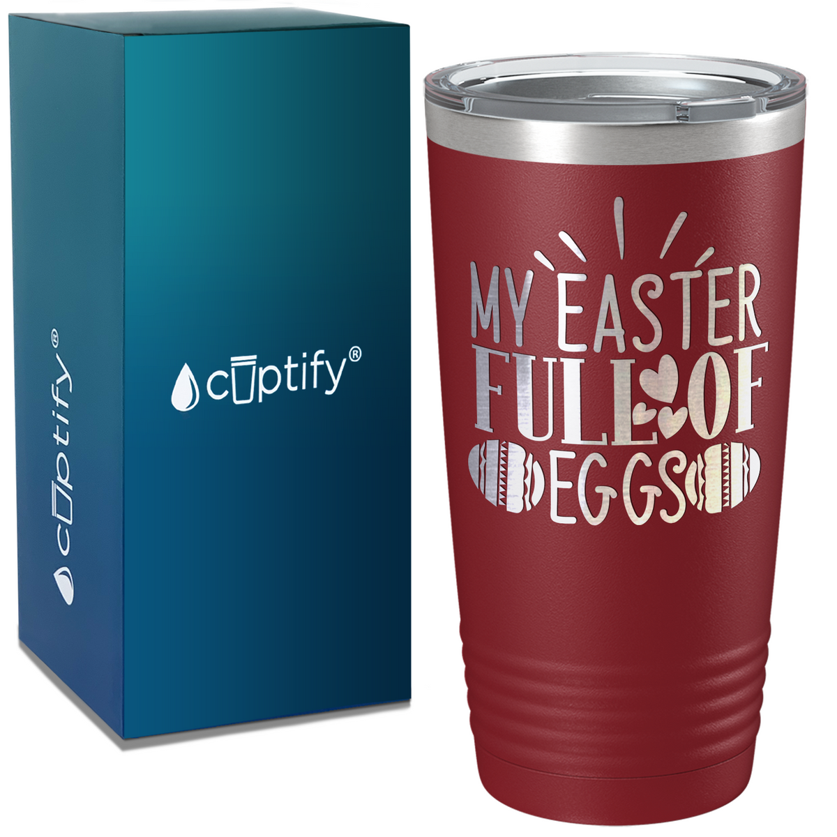 My Easter Full Of Eggs on Easter 20oz Tumbler