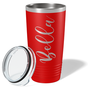 Cuptify Personalized on Red 20 oz Stainless Steel Ringneck Tumbler