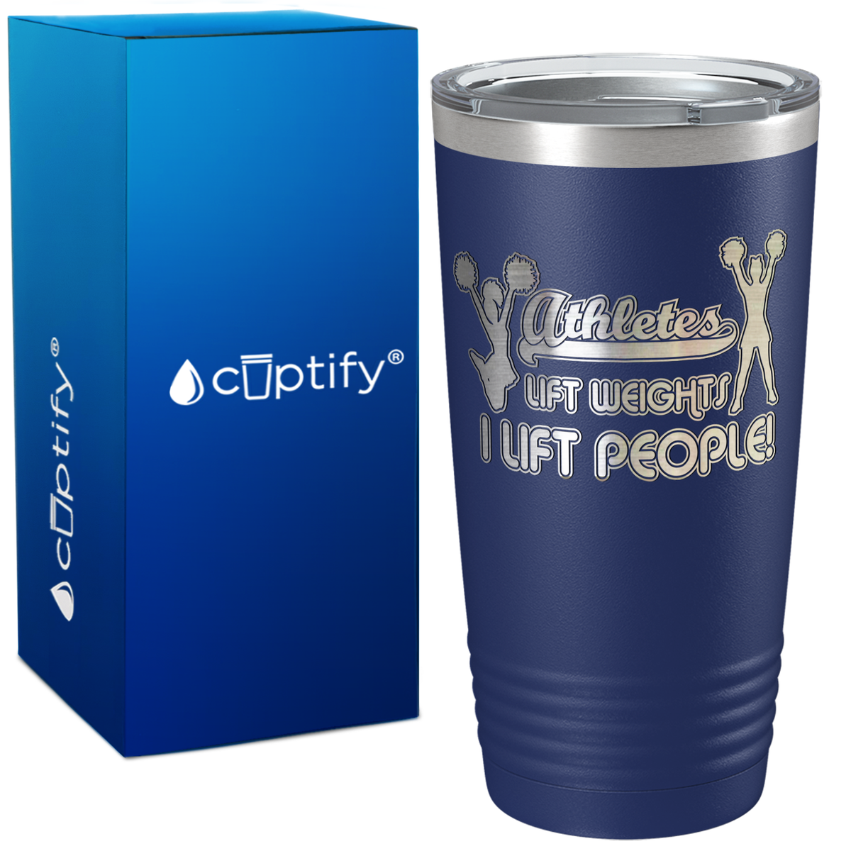 Athletes Lift Weights I Lift People on 20oz Tumbler