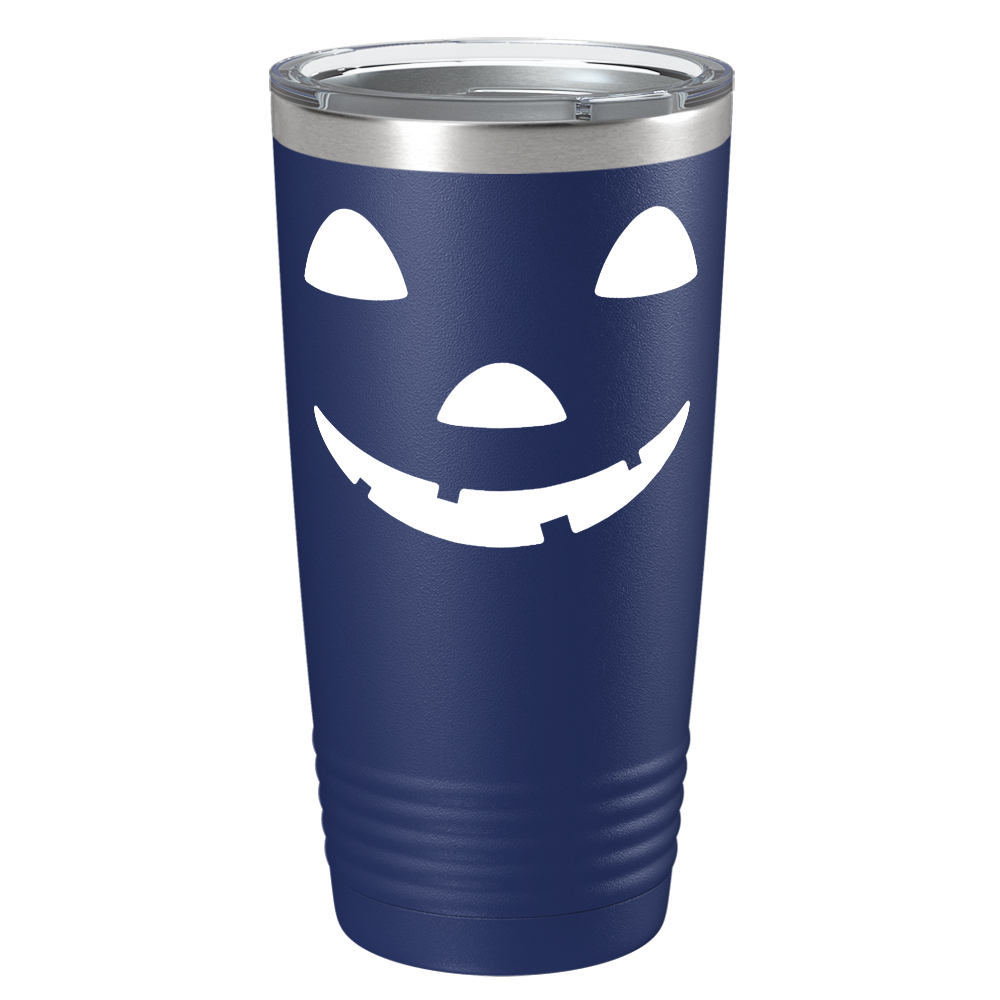 Jack o Lantern on Stainless Steel Halloween Tumbler